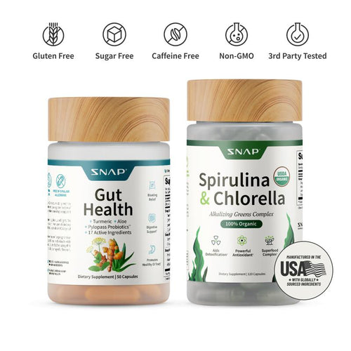 Gut Health Duo – Probiotics, Spirulina & Chlorella